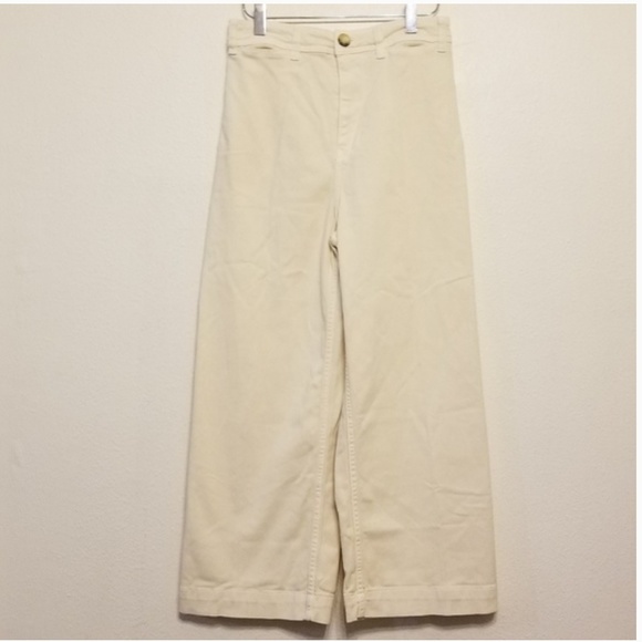 Free People Patti High-Rise, Cropped ivory jeans - Picture 2 of 8